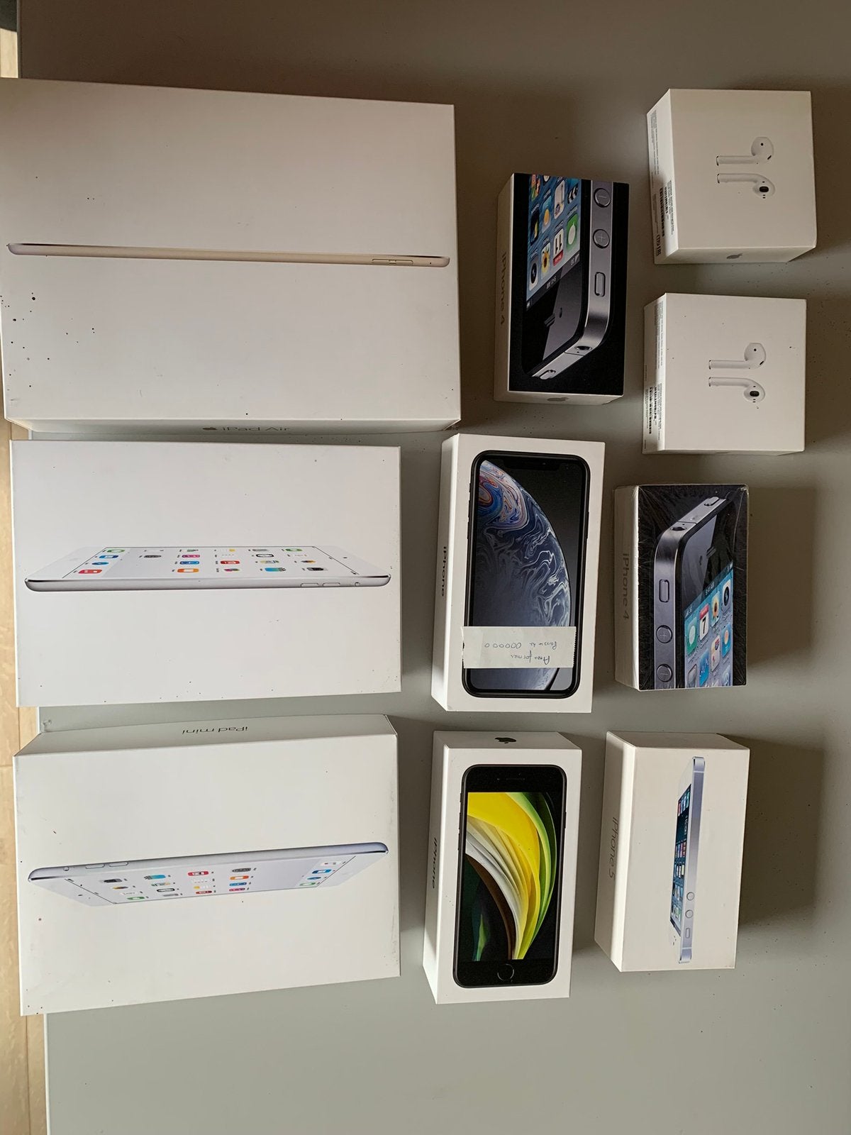 Lege apple verpakkingen, Telecommunicatie, Mobiele telefoons | Apple iPhone, Ophalen of Verzenden, 128 GB