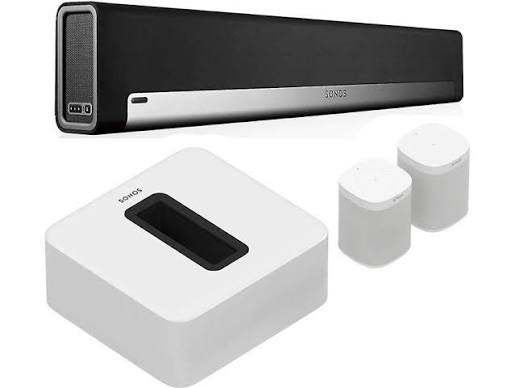 Complete Sonos Set, Speakerset, Zo goed als nieuw, Basreflex, Sonos