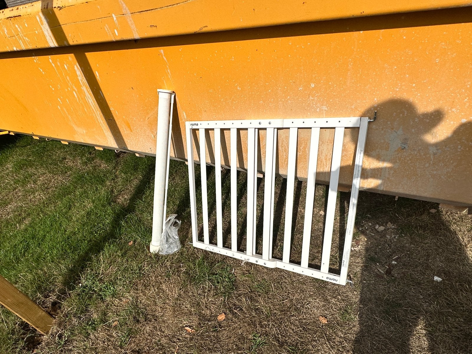 2 deur/traphekjes, Tuin en Terras, Tuinhekken en Hekwerk, Ophalen, Gebruikt, Kunststof, Overige typen