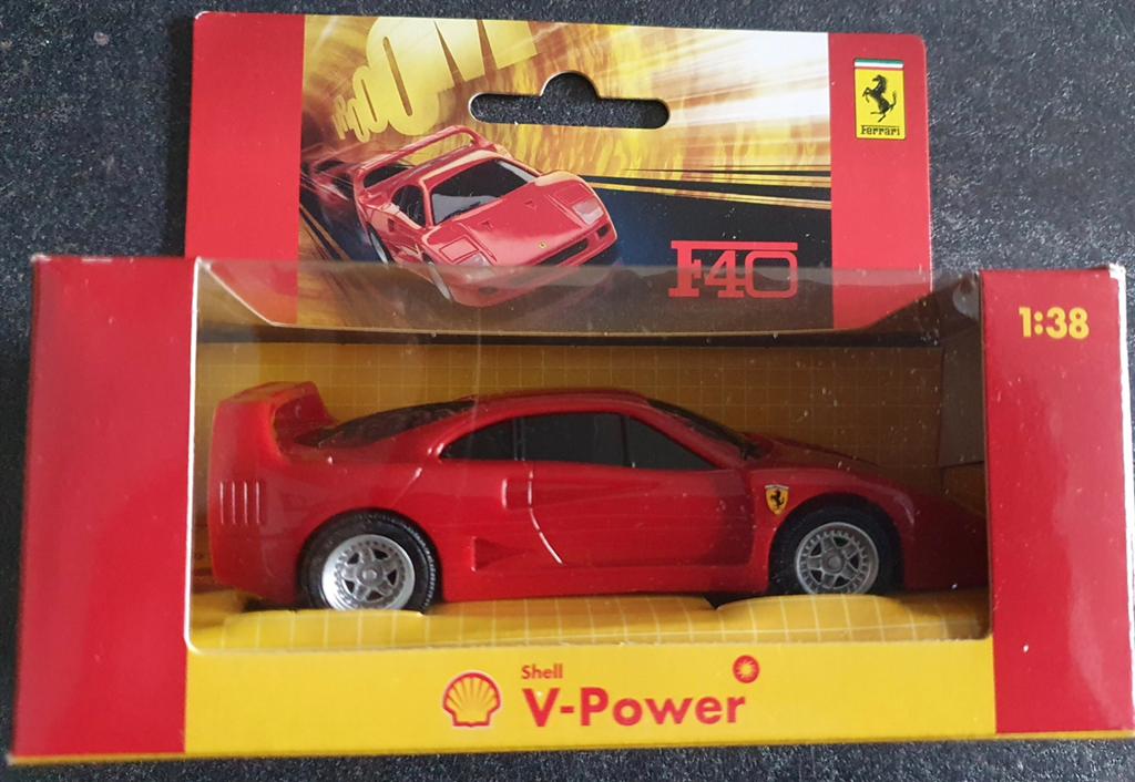 Modelbouw Ferrari Shell F40 1:38, Hobby en Vrije tijd, Modelbouw | Auto's en Voertuigen, Ophalen of Verzenden