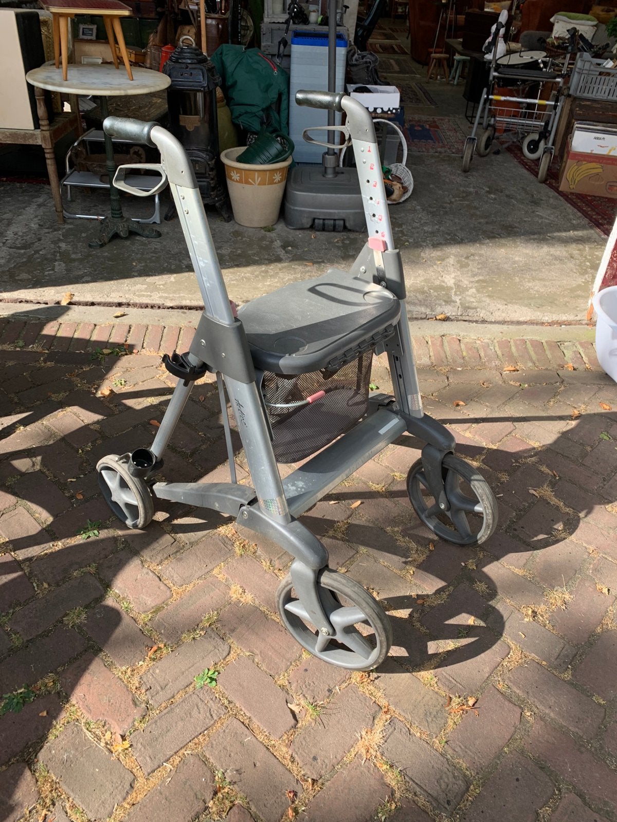 Rollator ANWB Active rollator, bekend als een lichtgewicht, Diversen, Rollators, Verzenden, Lichtgewicht, Zo goed als nieuw