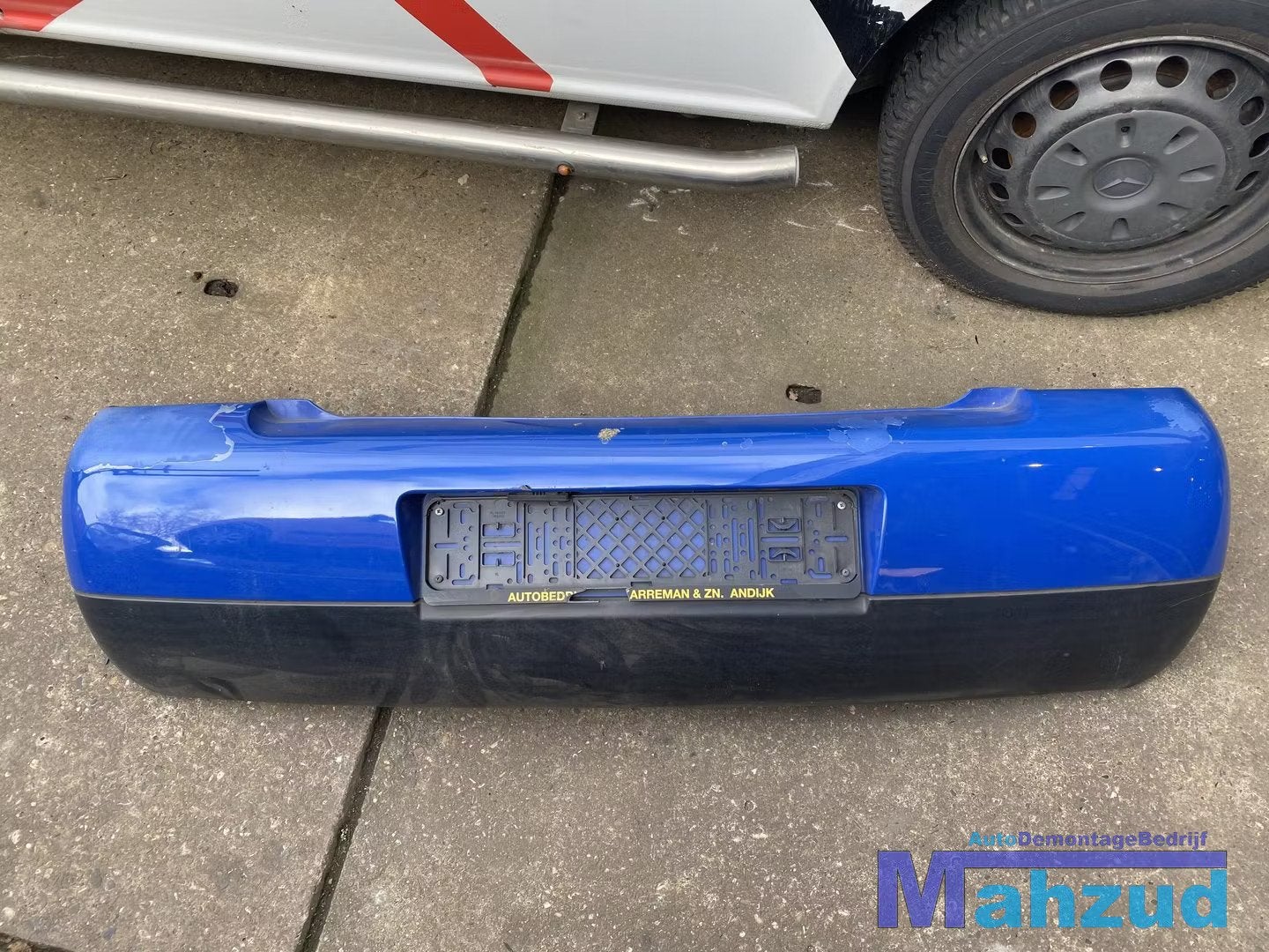 VW LUPO BLAUW LW5Z Achterbumper 1998-2005, Auto-onderdelen, Gebruikt, Volkswagen, Volkswagen AG, Achter