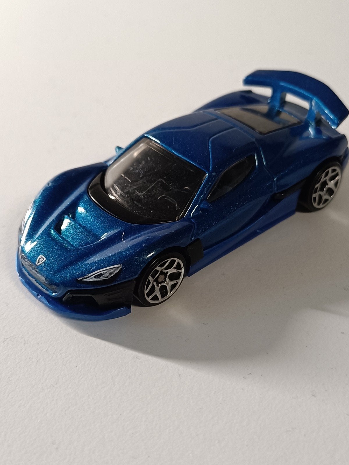 Hot Wheels Rimac Nevera - Blauw Speelgoedauto, Ophalen of Verzenden, Zo goed als nieuw, Auto