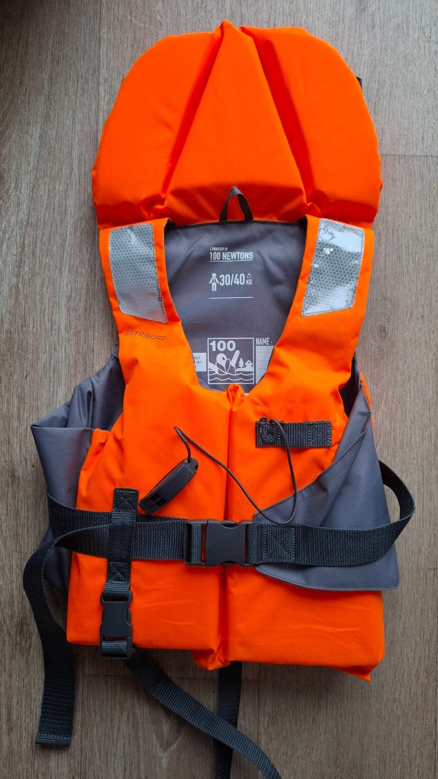 Tribord Zwemvest 100N 30/40 kg - Oranje, Ophalen of Verzenden, Zo goed als nieuw, Overige typen