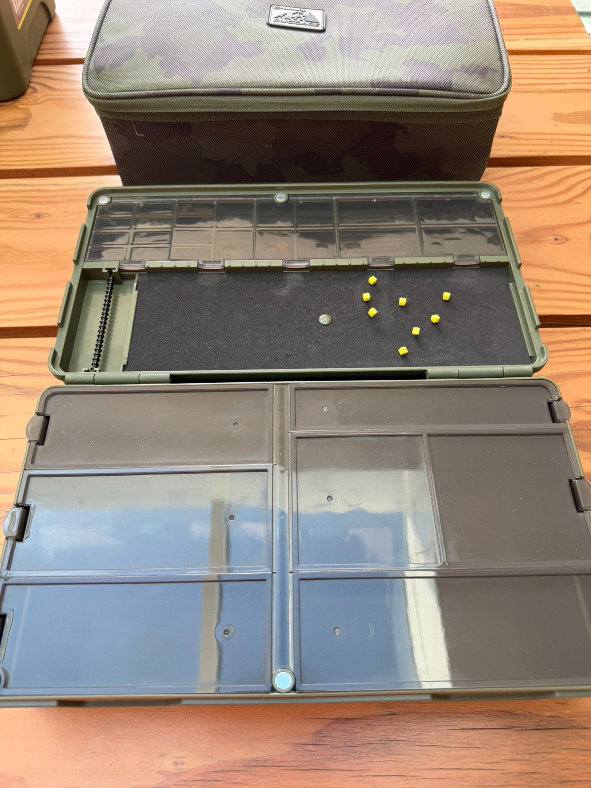 RIDGEMONKEY ARMOURY TACKLE BOX INCL CASE 330, Watersport en Boten, Ophalen of Verzenden, Zo goed als nieuw