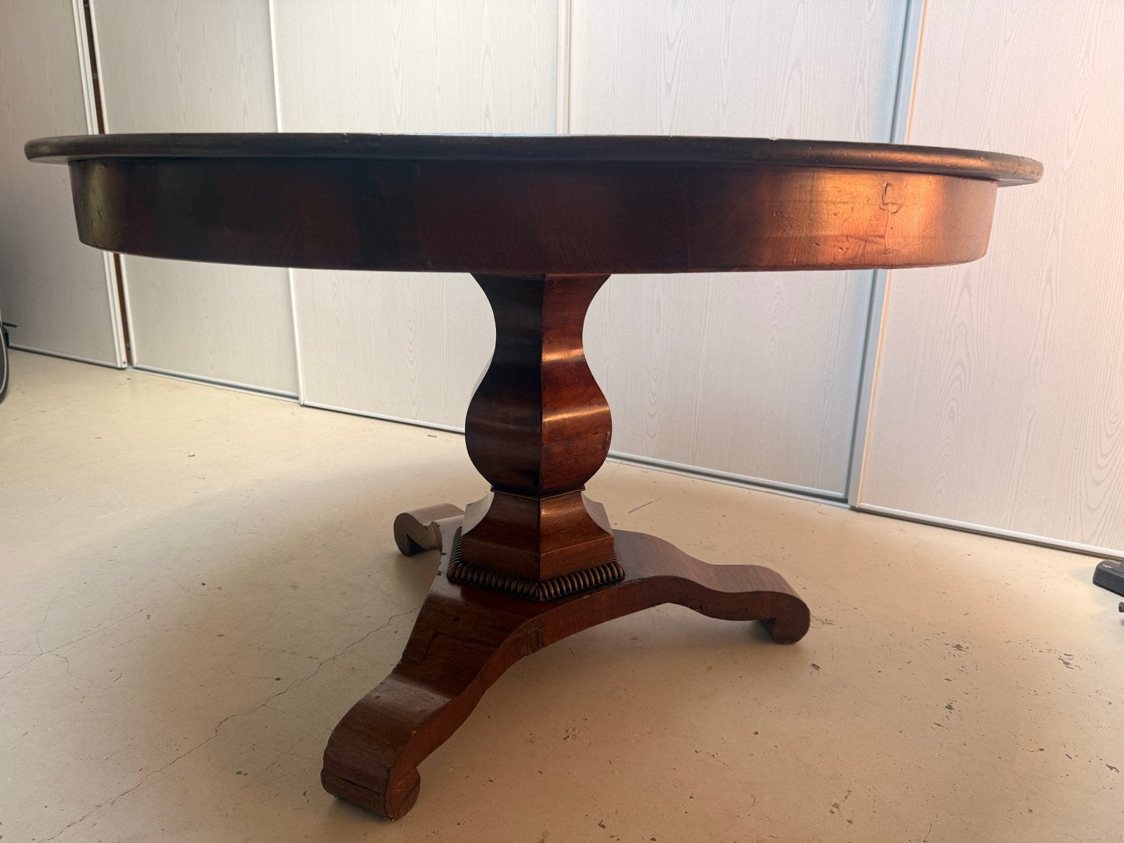 Biedermeier eettafel van mahoniehout, Antiek en Kunst, Antiek | Meubels | Tafels, Ophalen