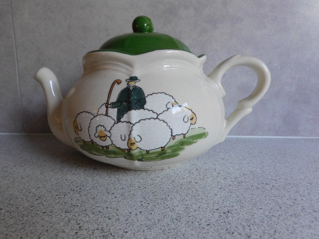 Theepot Schaap en Herder Zeller Keramik, Ophalen of Verzenden