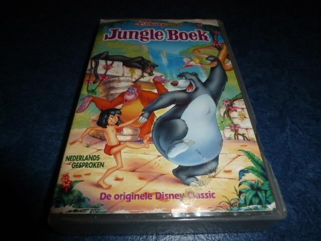 vhs videoband JUNGLE BOEK van walt disney, Cd's en Dvd's, VHS | Kinderen en Jeugd, Tekenfilm, Alle leeftijden, Kinderprogramma's en -films