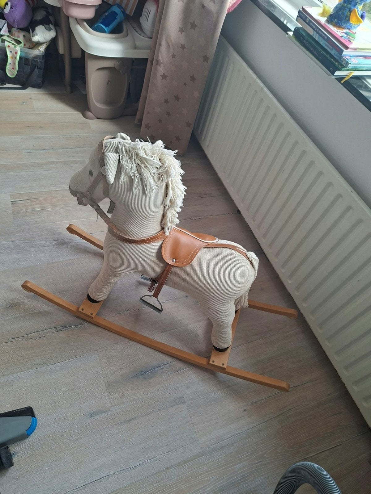 schommelpaard, Ophalen, Gebruikt
