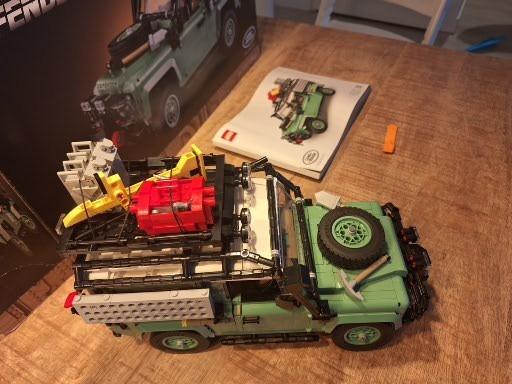 Lego 10317 Land Rover Classic compleet, Ophalen