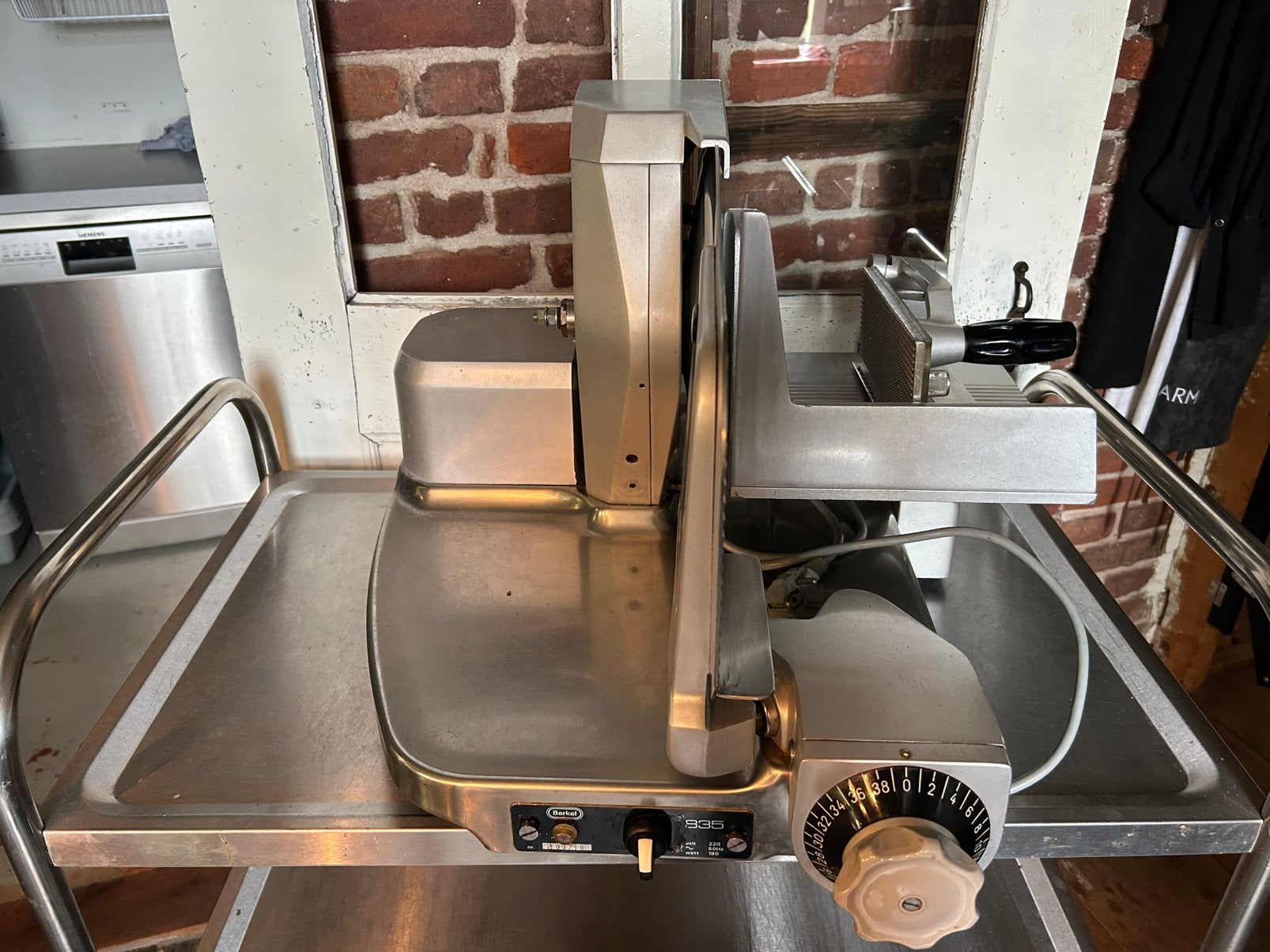Berkel snijmachine werkt perfect, Ophalen, Gebruikt, Zilver, Metaal