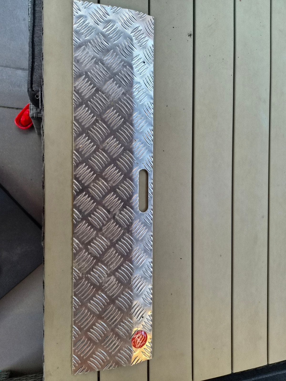Aluminium drempelhulp, Ophalen of Verzenden, Zo goed als nieuw, 50 tot 100 mm
