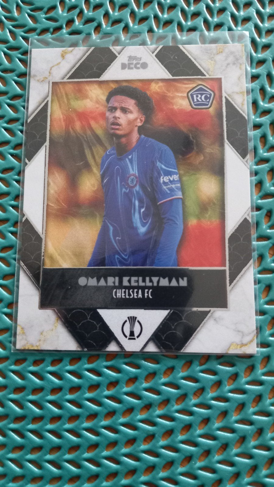 Omari Kellyman Chelsea FC Topps Deco RC Spelerskaart, Verzenden, Zo goed als nieuw, Buitenlandse clubs, Spelerskaart