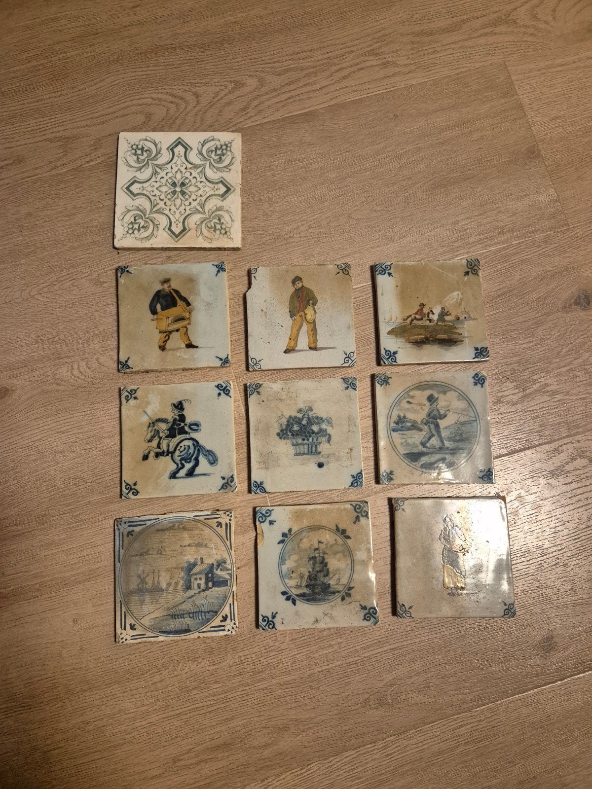 Oude tegeltjes, Doe-het-zelf en Verbouw, Tegels, Gebruikt, Minder dan 20 cm, Minder dan 5 m², Wandtegels