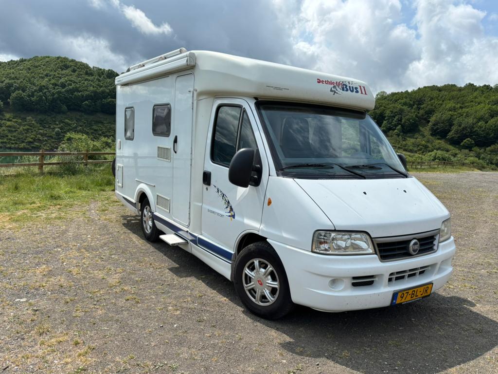 Dethleffs Globebus 2 – 2.8 JTD – 83.800 km – APK 2027, Fiat, Tot en met 3, Particulier, Dethleffs