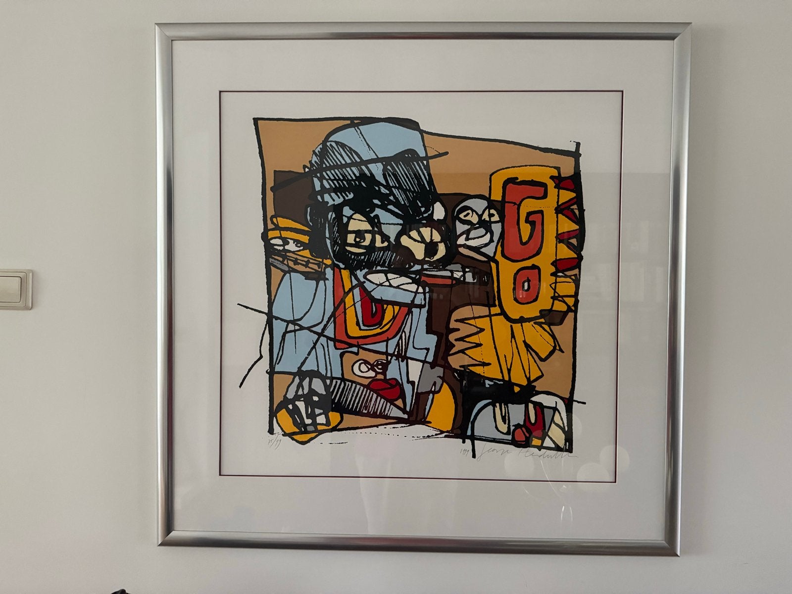 Heidweiler - Go - Zeefdruk - 1999, Gelimiteerde oplage, Ophalen, Abstract, Zeefdruk