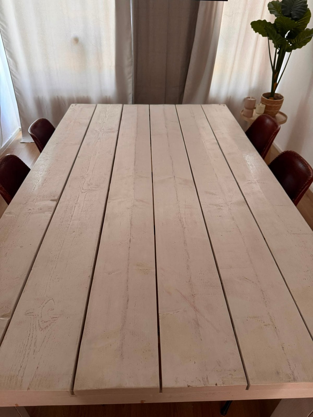 Eettafel, Huis en Inrichting, Tafels | Eettafels, Ophalen, 100 tot 150 cm, 200 cm of meer, Zo goed als nieuw