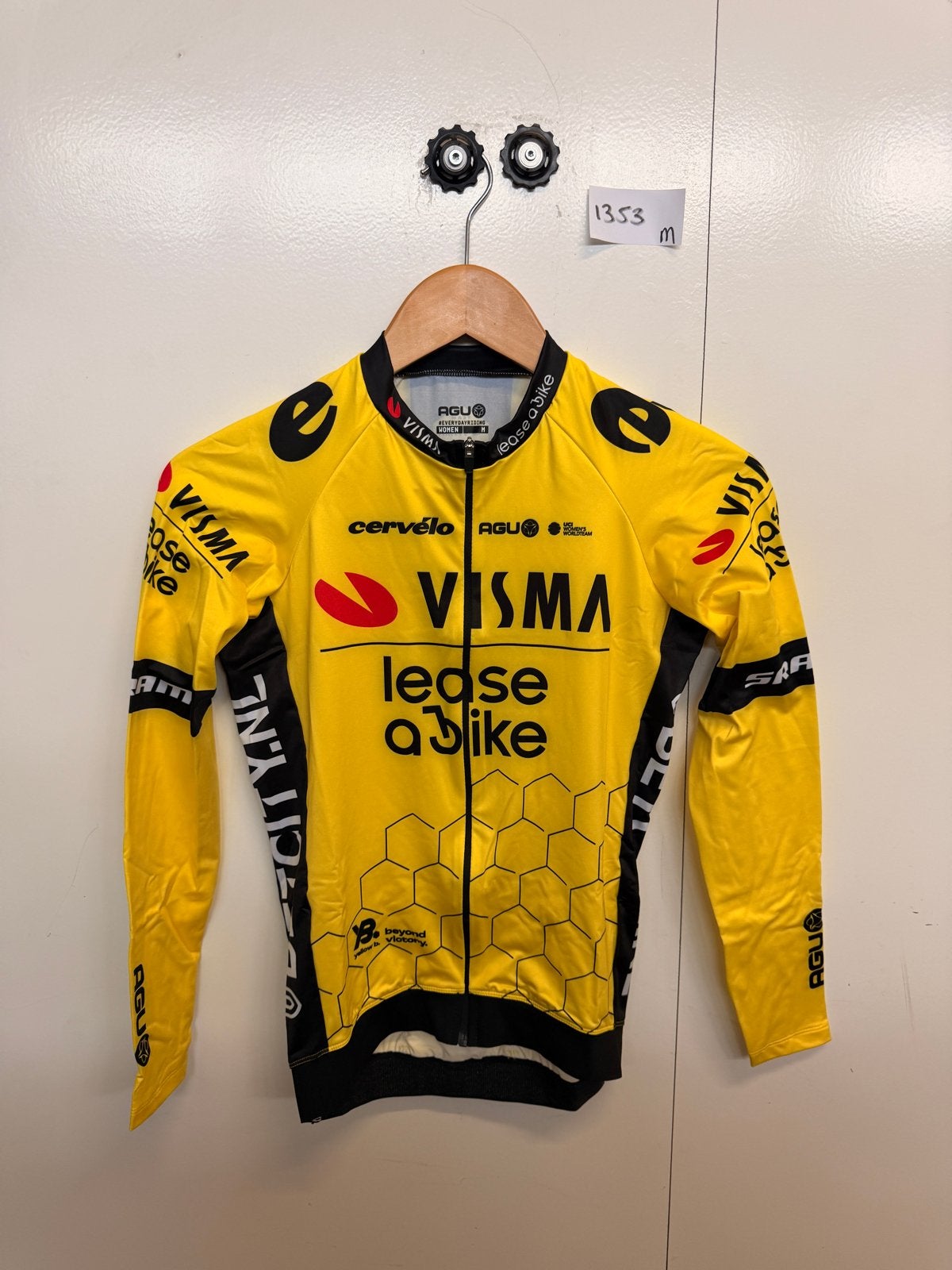 AGU Visma Lease a Bike Wielershirt dames Maat M Nieuw, M, Nieuw, Ophalen of Verzenden, Dames