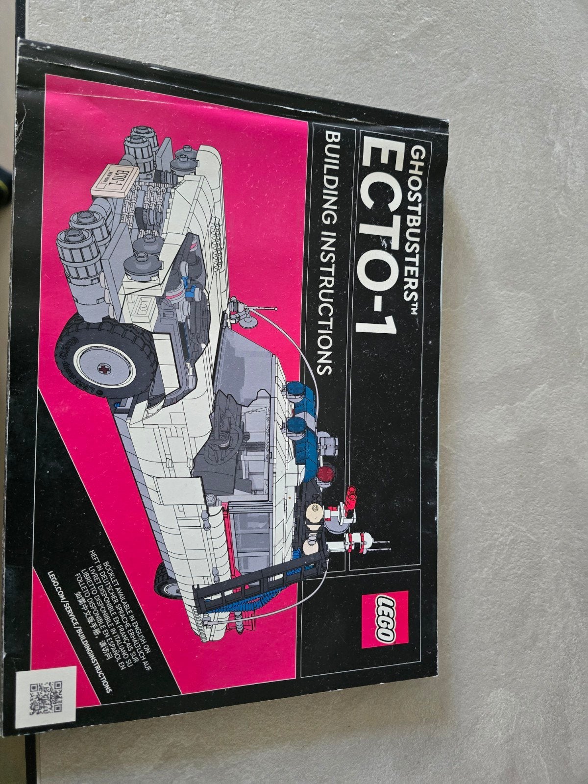 Lego Ghostbusters Ecto-1 Auto met bouwinstructies, Ophalen, Zo goed als nieuw, Inclusief instructies, Lego