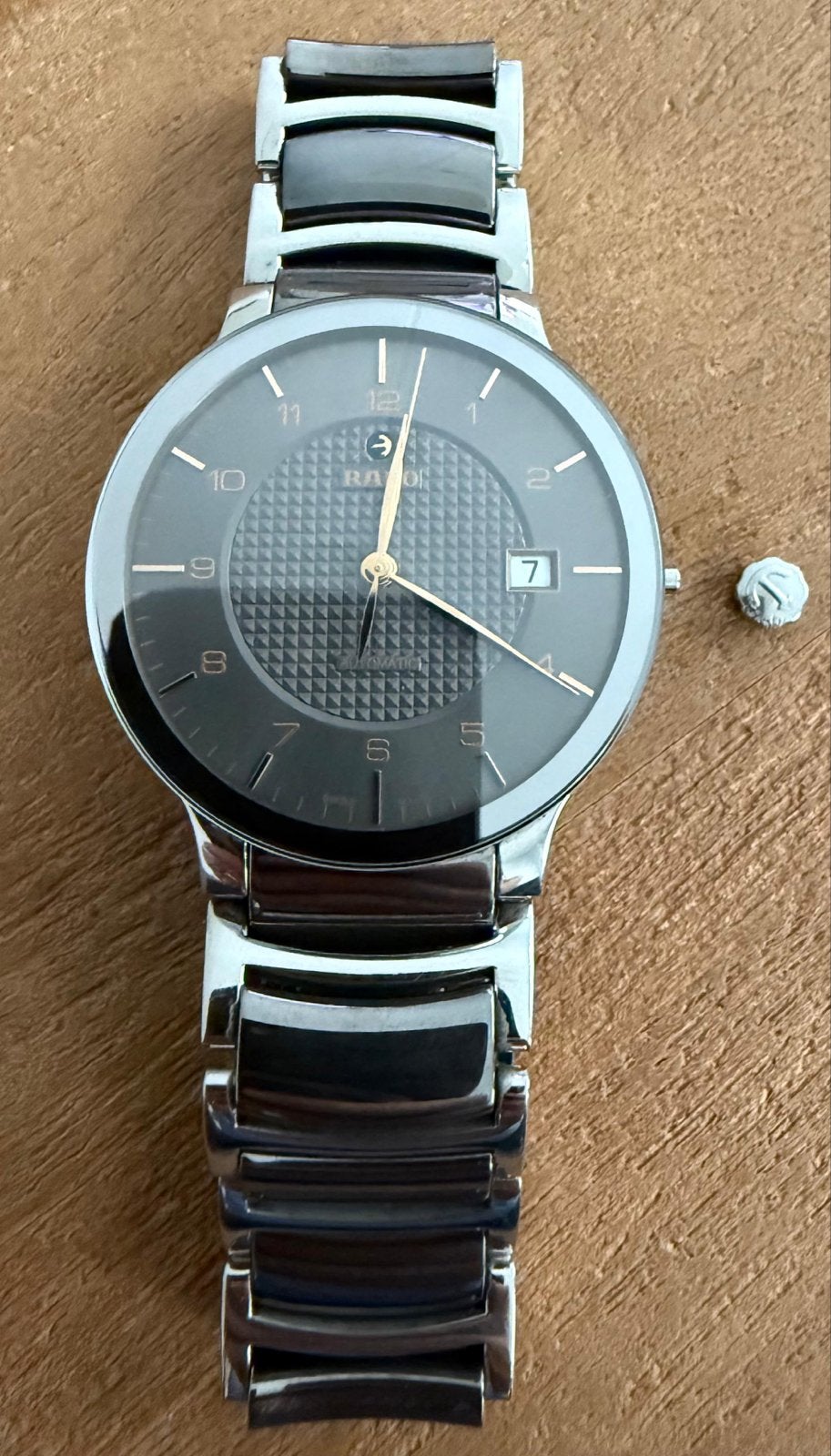 Rado Centrix horloge - kroondop los, Overige merken, Staal, Polshorloge, Ophalen of Verzenden