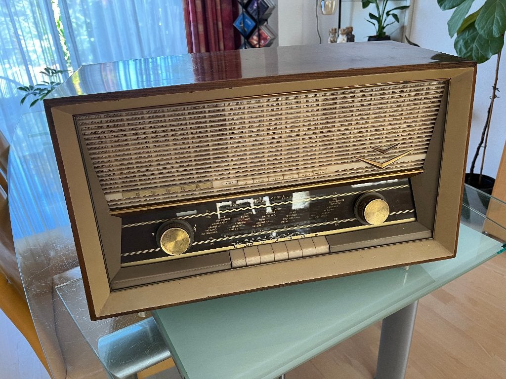 Vintage Erres Radio - Klassieke Buizenradio, Ophalen, Gebruikt, Radio