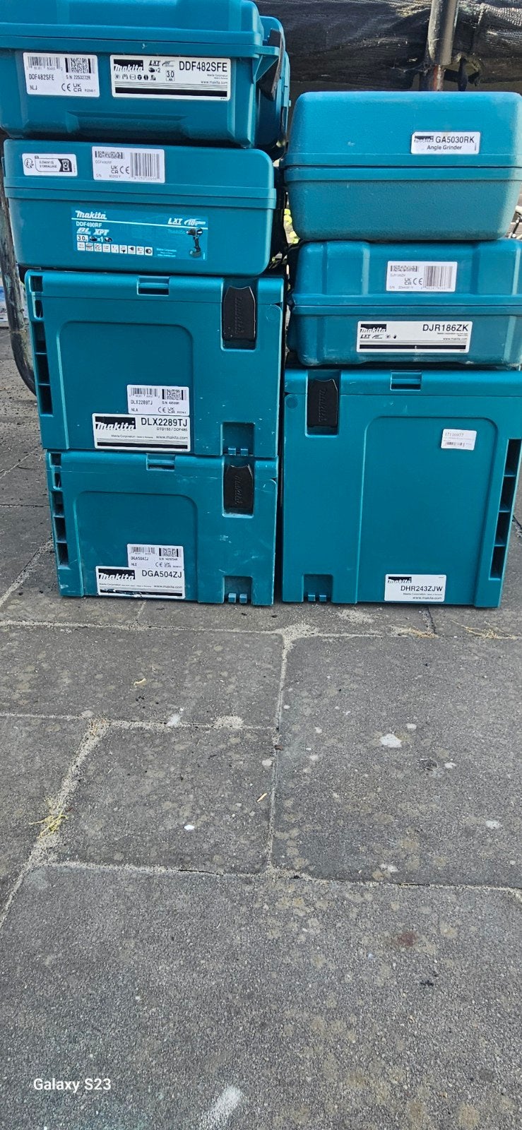 Makita lege koffers 8 stuks voor gereedschap, Doe-het-zelf en Verbouw, Gereedschapskisten, Ophalen of Verzenden, Nieuw