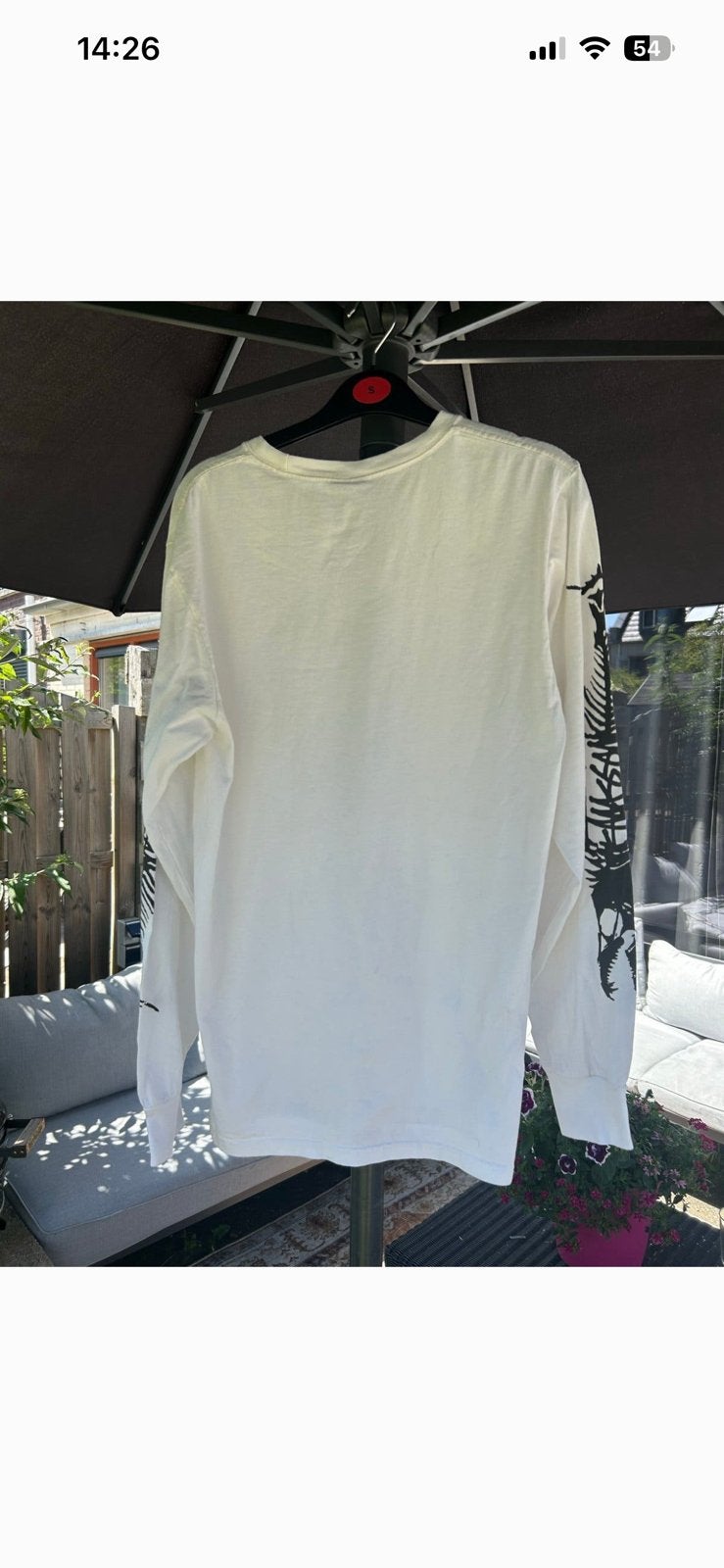 Stussy longsleeve crème/wit, Ophalen of Verzenden, Zo goed als nieuw, Wit