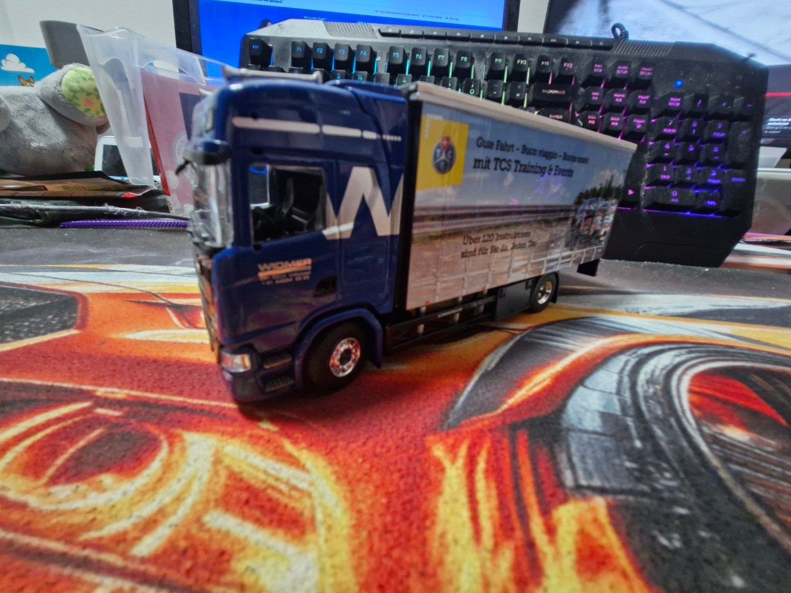 Tekno Bakwagen Widmer Schaal 1:50 b keuze, Ophalen of Verzenden, Gebruikt, Bus of Vrachtwagen, Tekno