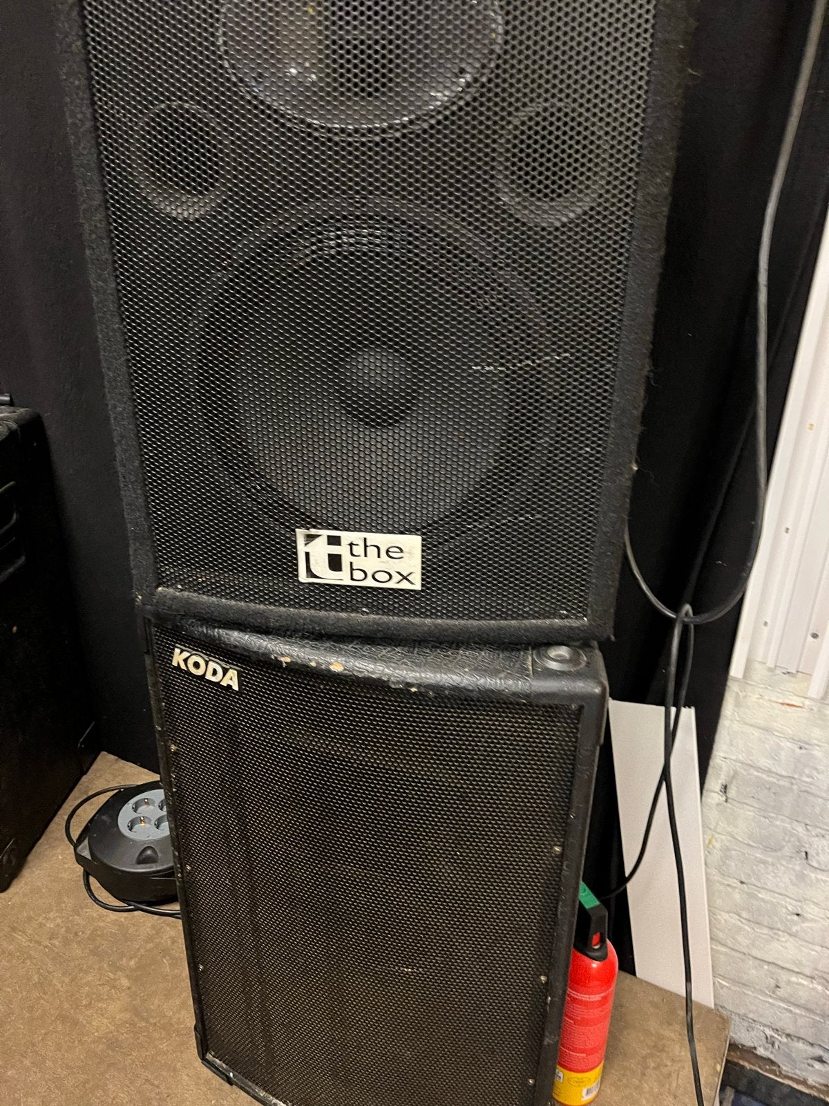 4x The Box en Koda PA Speakers - Krachtig Geluid, Audio, Tv en Foto, Luidsprekers, Overige merken, Gebruikt, Ophalen of Verzenden