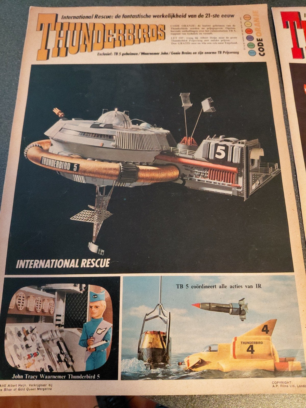 Thunderbirds bladen Albert Heijn, Albert Heijn, Ophalen of Verzenden