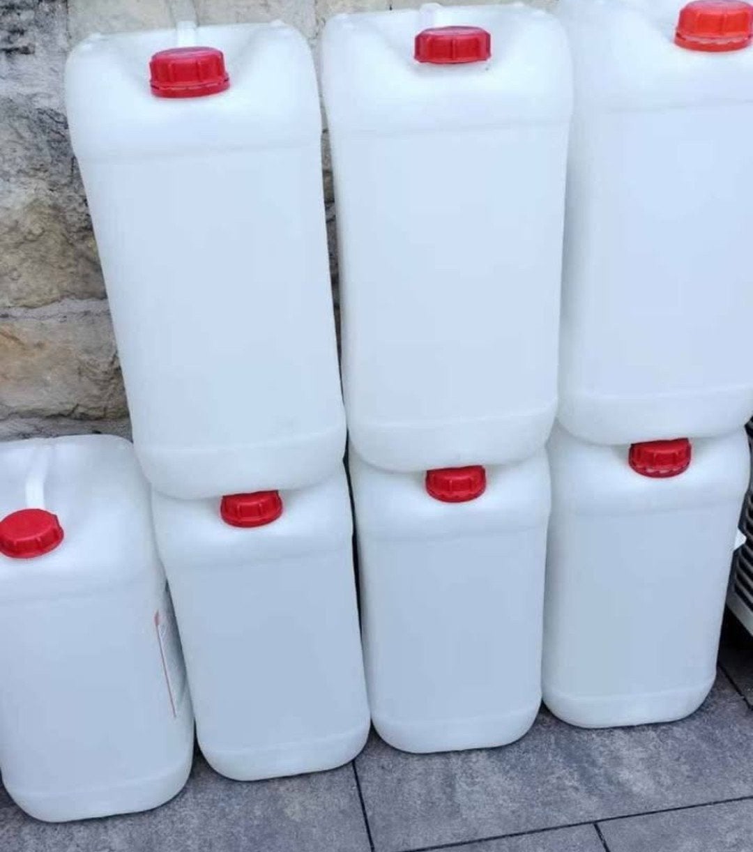 Jerrycans 25 L - HDPE voor chemicaliën/vloeistoffen, Ophalen, Gebruikt