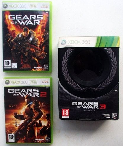 X-Box 360 - Gears of War 12 - 2 - 3 (Limited edition), Vanaf 18 jaar, Shooter, 2 spelers, Ophalen of Verzenden