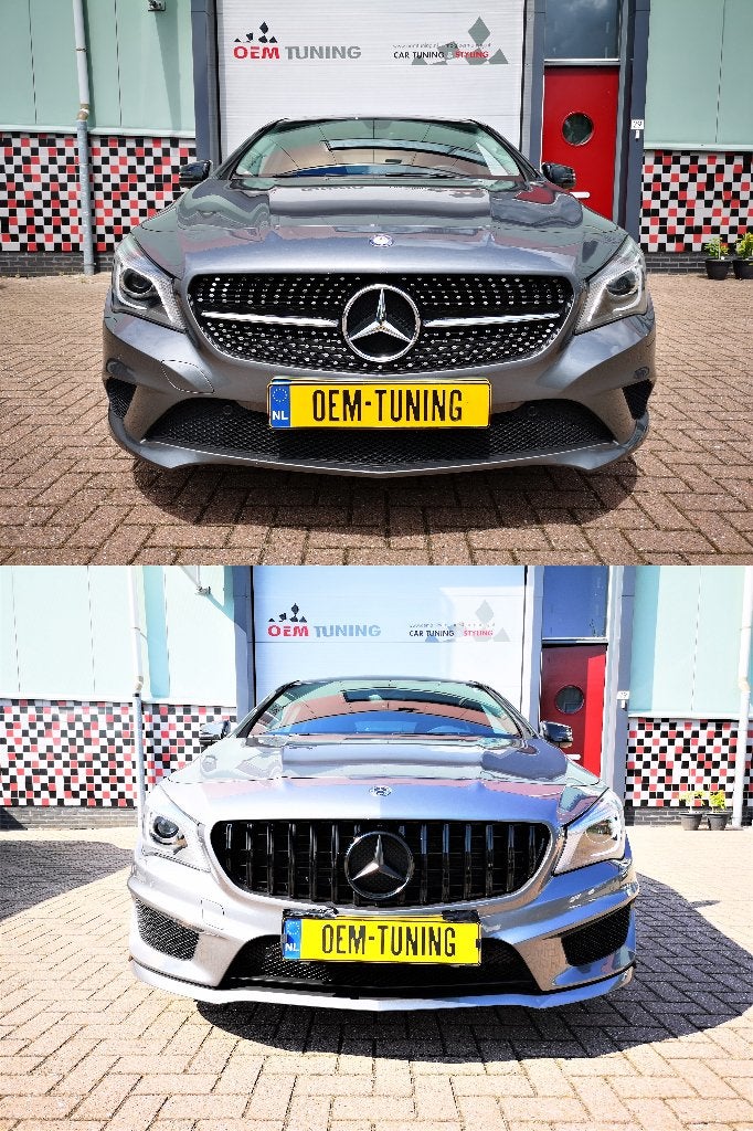 Grille geschikt voor CLA-Klasse W117 | GTR Black Style|13-16, Ophalen of Verzenden