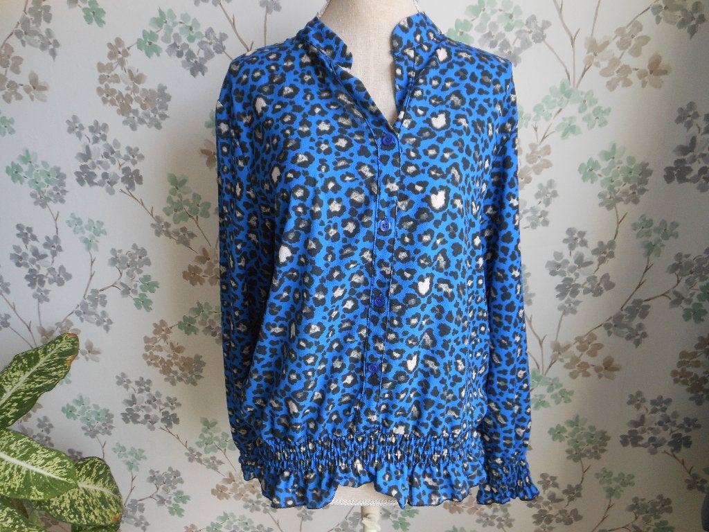 PESCARA blouse, Ophalen of Verzenden, Zo goed als nieuw, Maat 42/44 (L), Blauw