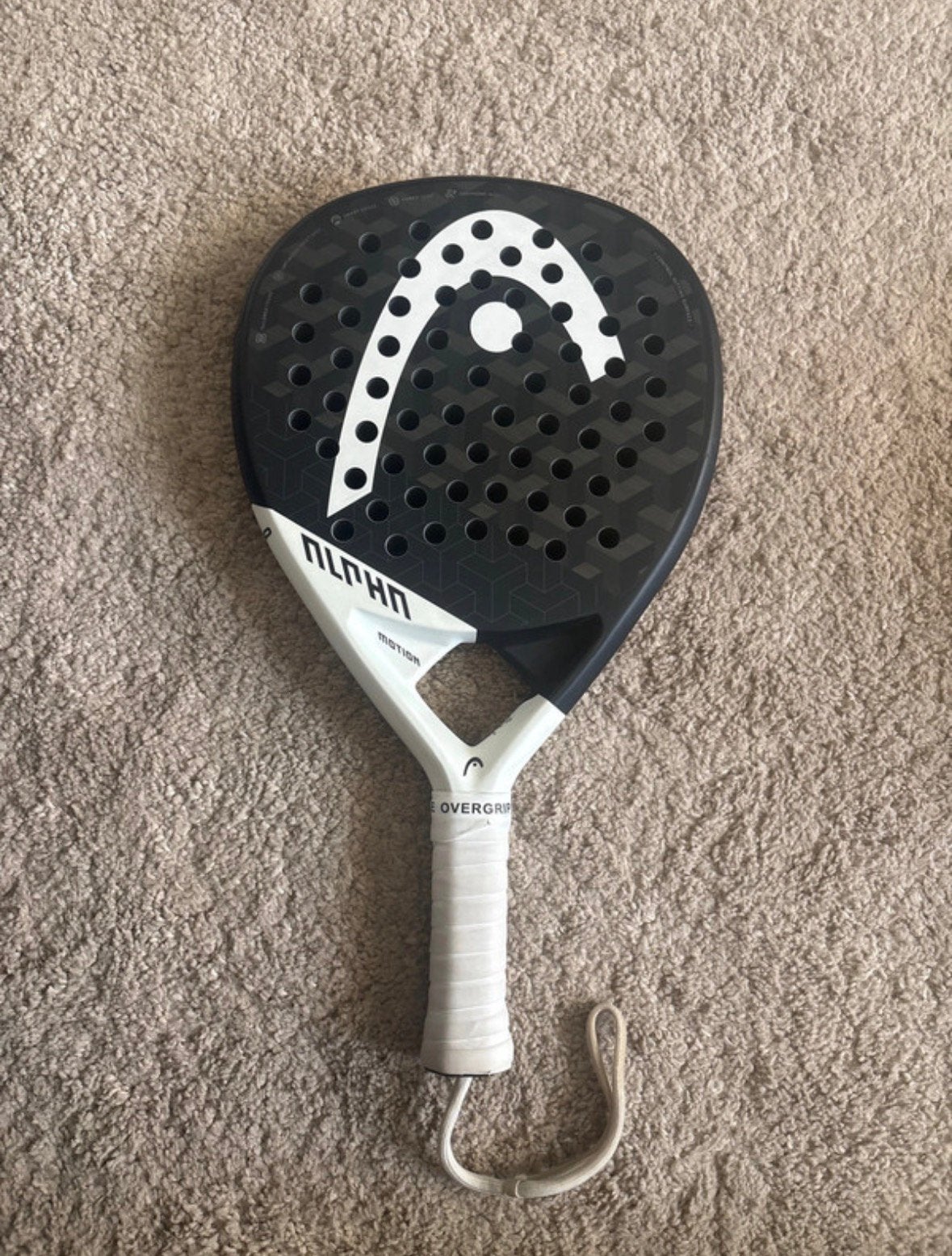 Head Graphene 360+ Alpha Motion padel racket, Ophalen of Verzenden, Zo goed als nieuw, Padelracket