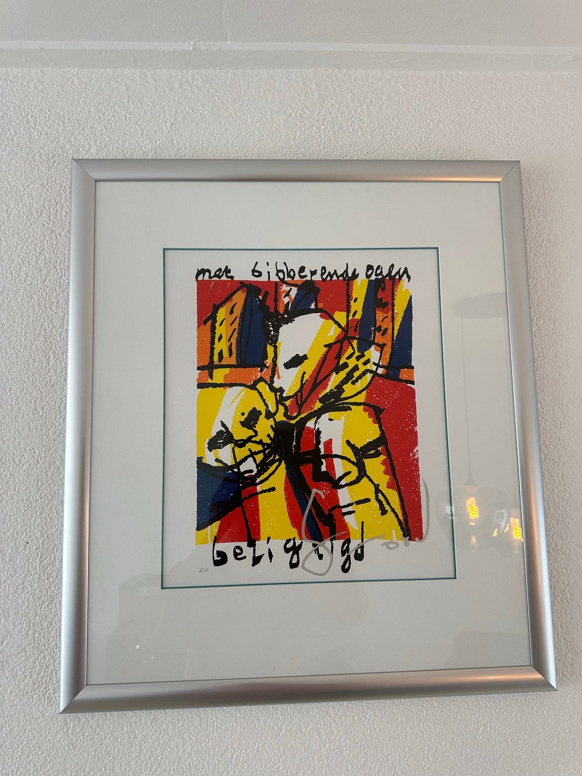 Herman Brood Zeefdruk, Ophalen