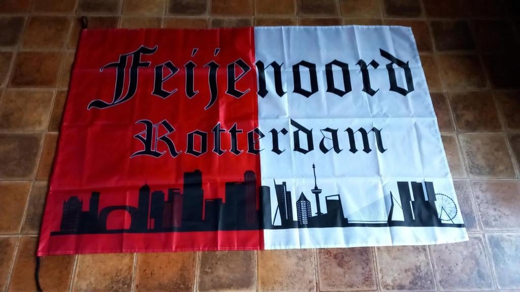 Feyenoord Feyenoord vlag
100x150cm, Verzenden, Nieuw, Feyenoord, Overige typen