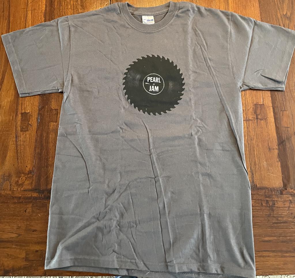 Pearl Jam, vintage Tshirt 2010, Ophalen of Verzenden, Nieuw, Maat 52/54 (L), Grijs