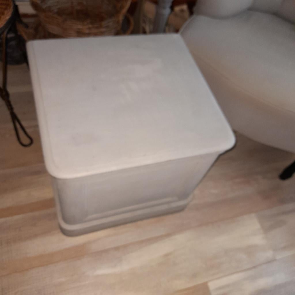 Antieke houten toilet mahonie, zonder pot, Antiek en Kunst, Ophalen of Verzenden