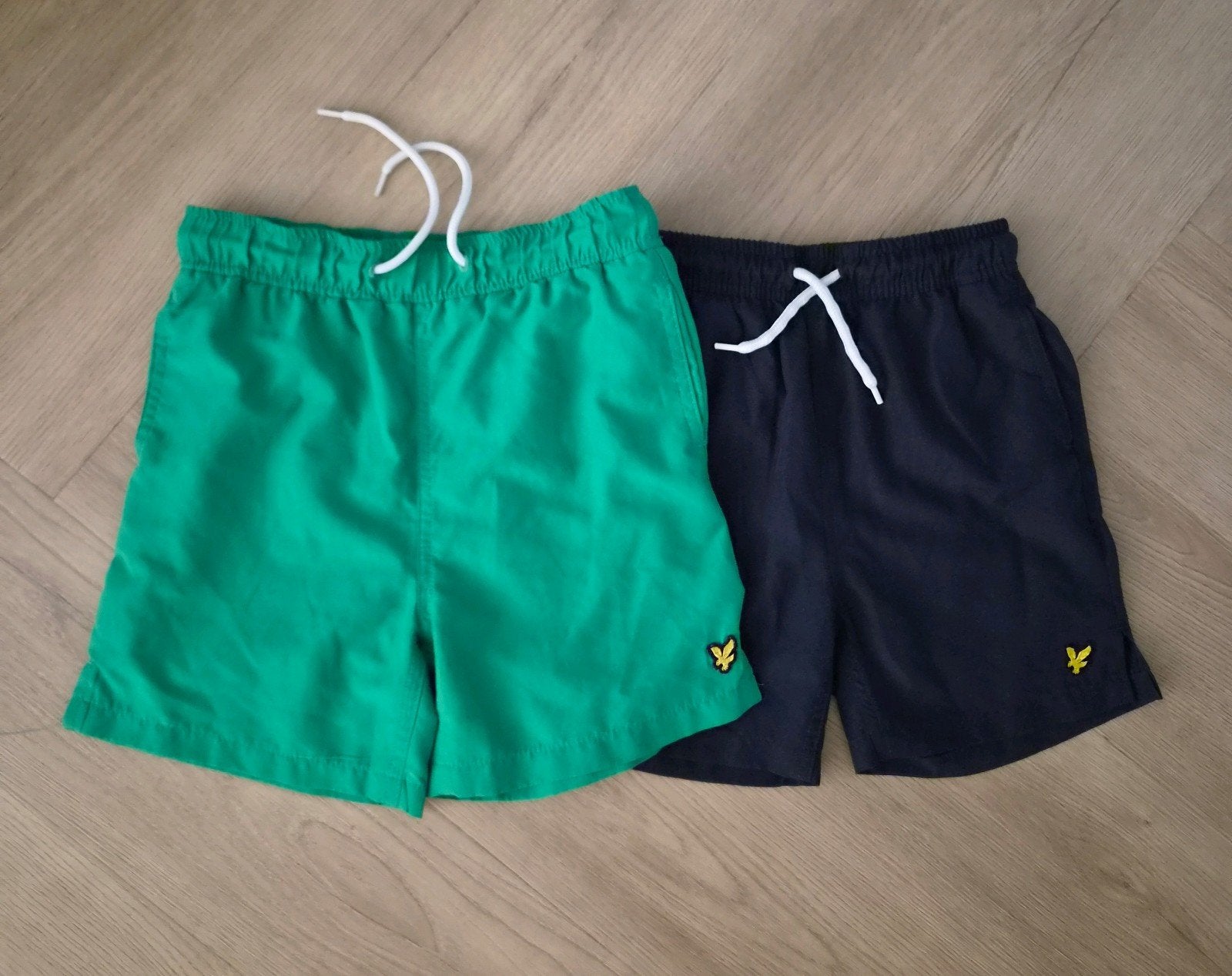 2 Lyle & Scott zwembroeken, maat 7/8 jaar, Broek, Gebruikt, Lyle & Scott, Ophalen of Verzenden