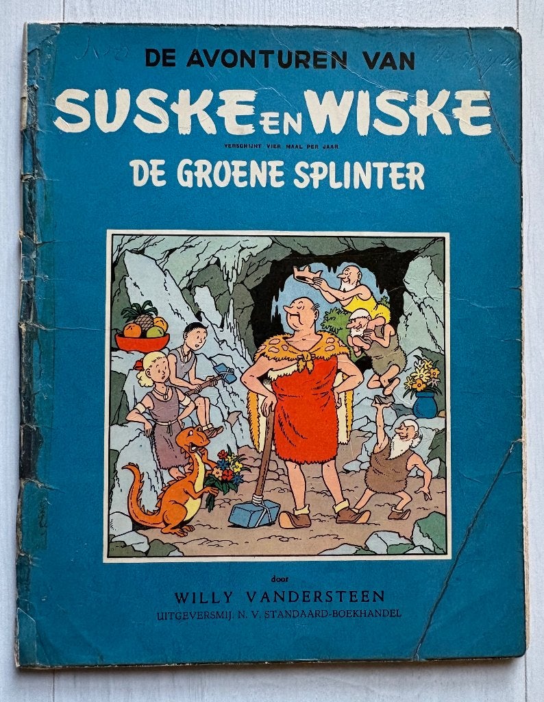 Suske en Wiske Blauwe Reeks De Groene Splinter, Boeken, Eén stripboek, Ophalen of Verzenden, Gelezen, Willy Vandersteen