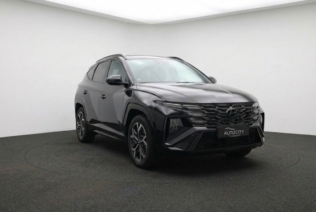 Hyundai Tucson 1.6 T-GDI N Line Sky 4WD 285pk l Pano l Camer, Auto's, Hyundai, Automaat, Gebruikt, 285 pk, Zwart