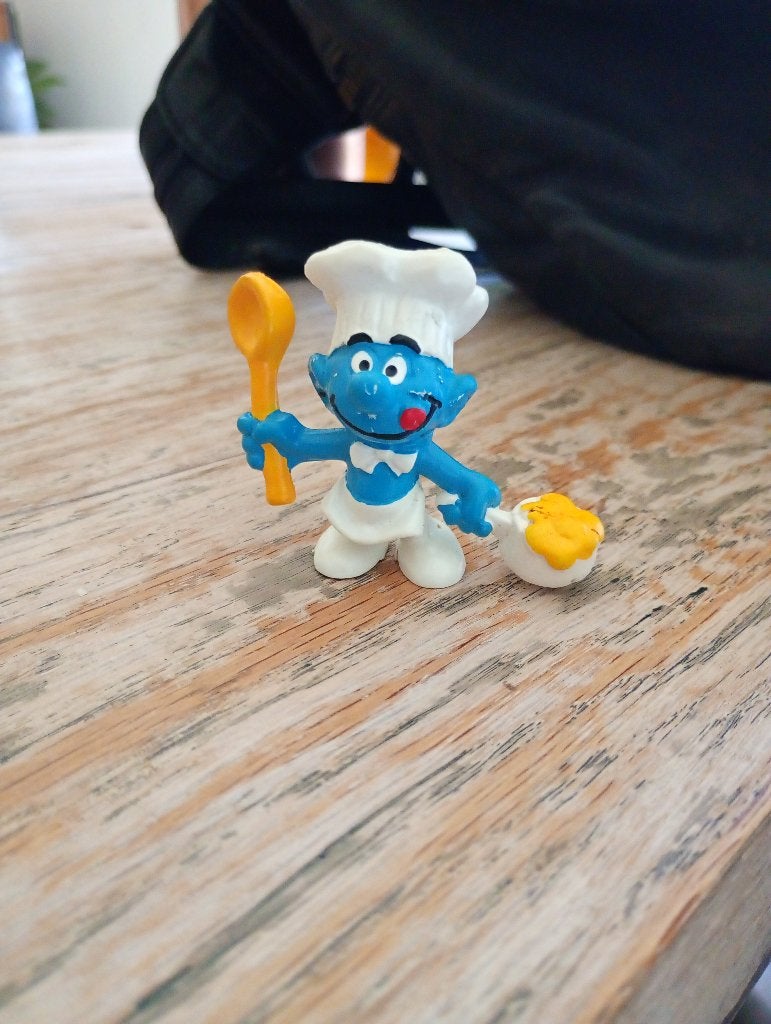 kooksmurf, Ophalen of Verzenden, Zo goed als nieuw, Verschillende Smurfen, Poppetje, Figuurtje of Knuffel