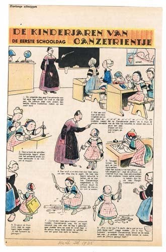DE KINDERJAREN VAN GANZETRIENTJE - 48 afl. 1934 /1935, Verzamelen, Tijdschriften, Kranten en Knipsels, Ophalen of Verzenden, 1920 tot 1940