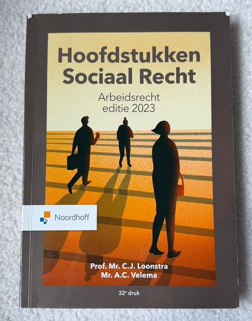 Hoofdstukken Sociaal Recht, Boeken, Ophalen of Verzenden, Alpha, Zo goed als nieuw, HBO