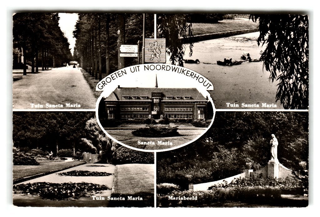 Noordwijkerhout, Groeten uit Noordwijkerhout, Verzenden, 1940 tot 1960, Gelopen, Zuid-Holland