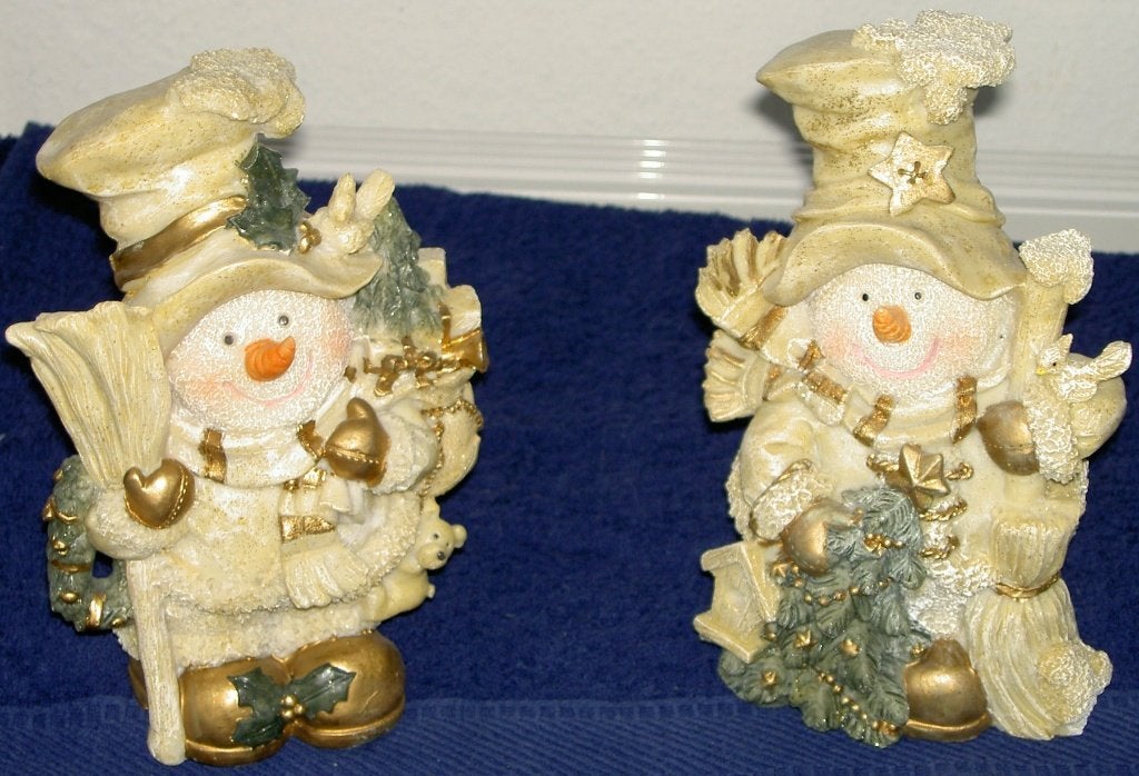 Polystone kerstfiguren, Ophalen of Verzenden, Zo goed als nieuw