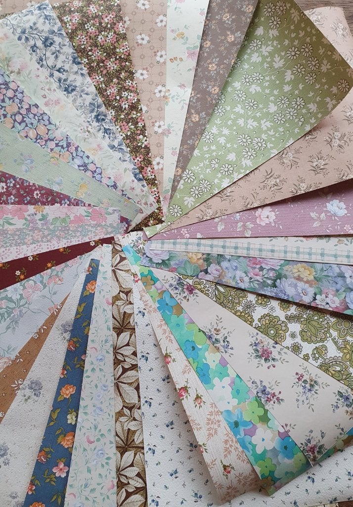 13701 DIY scrapbook papier vintage behang retro swiet, Ophalen of Verzenden, Nieuw, Papier of Karton, Overige merken