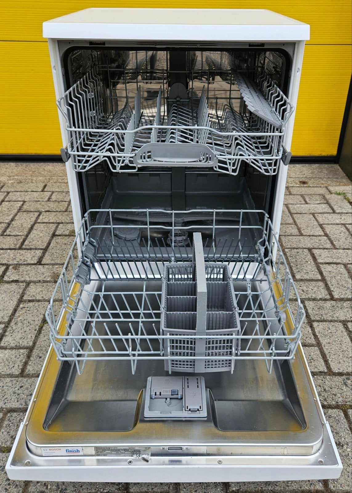 zeer nette vaatwasser Bosch SMS25AW01N (vrijstaand) A+, Witgoed en Apparatuur, Vaatwasmachines, Ophalen, Zo goed als nieuw, 85 tot 90 cm