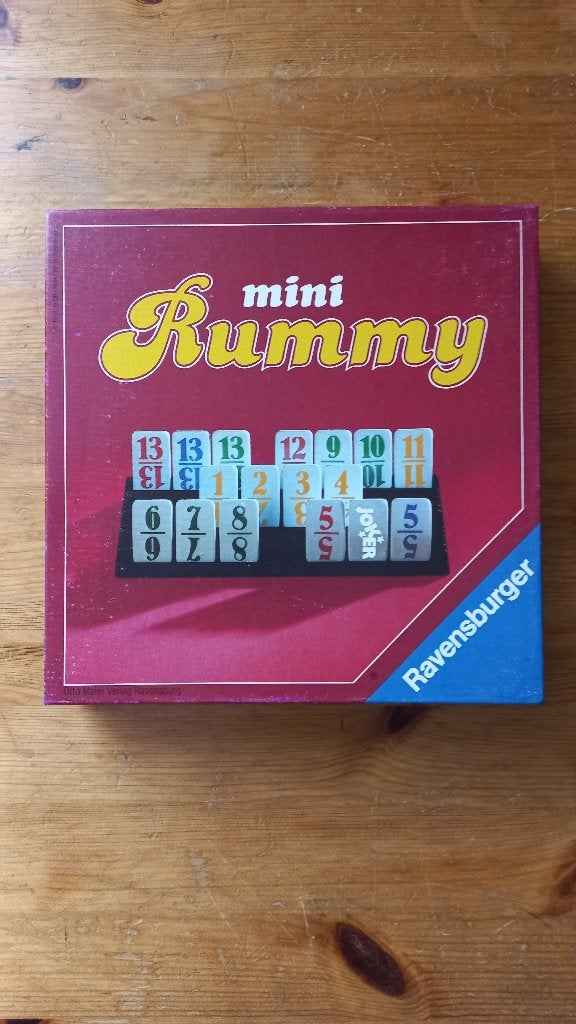 Mini Rummy spel, Een of twee spelers, Ophalen of Verzenden, Zo goed als nieuw